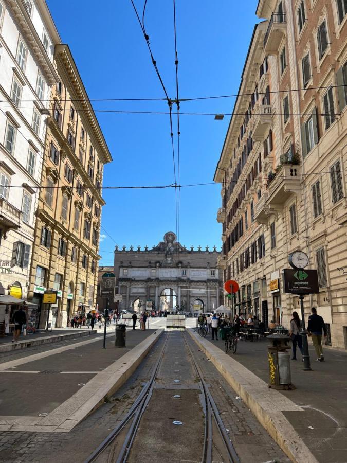 Piazza Del Popolo Luxury Apartament Lägenhet Rom Exteriör bild